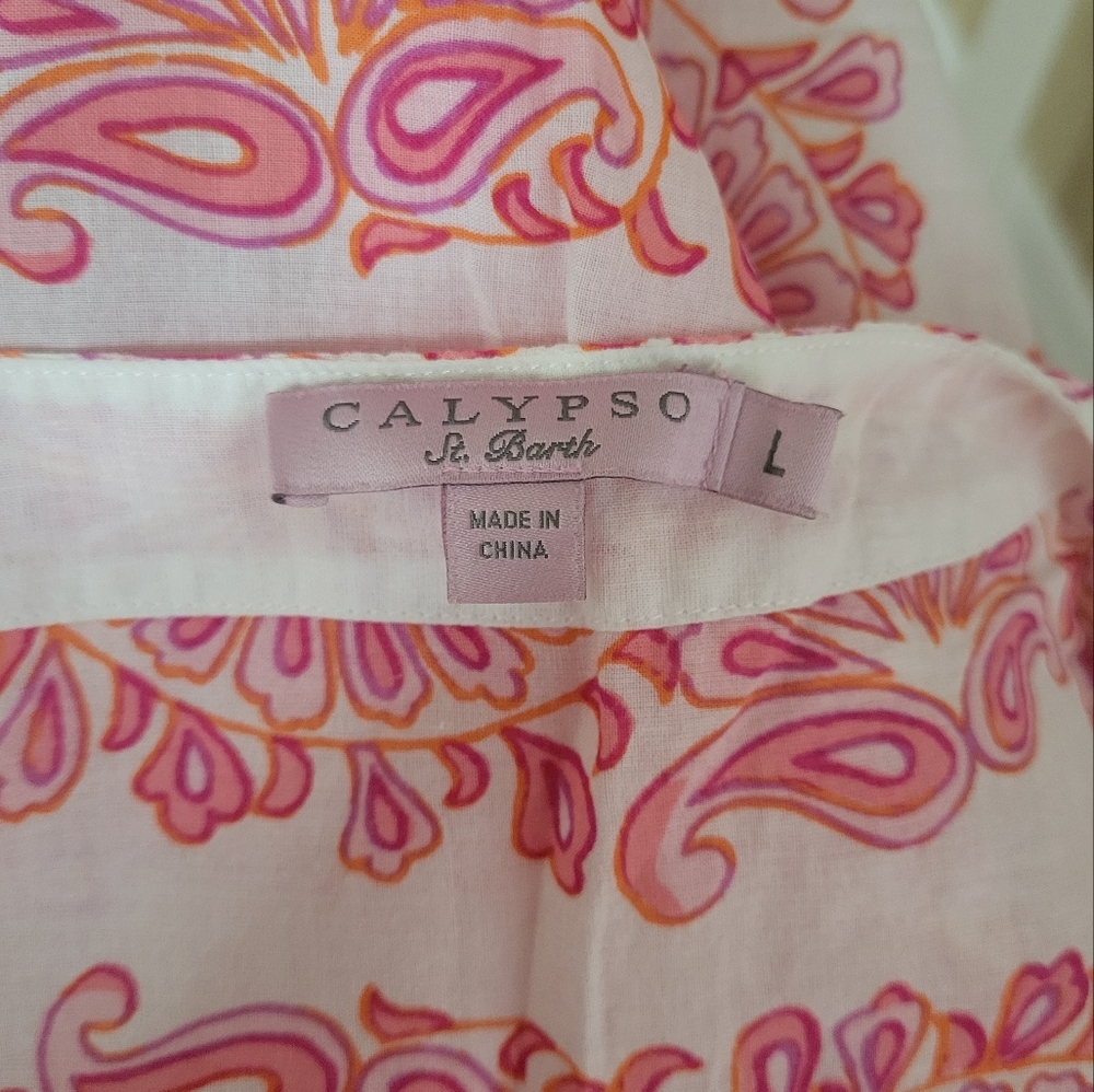 Calypso St. Barth Dress Tunic Size Large - Picture 4 of 5